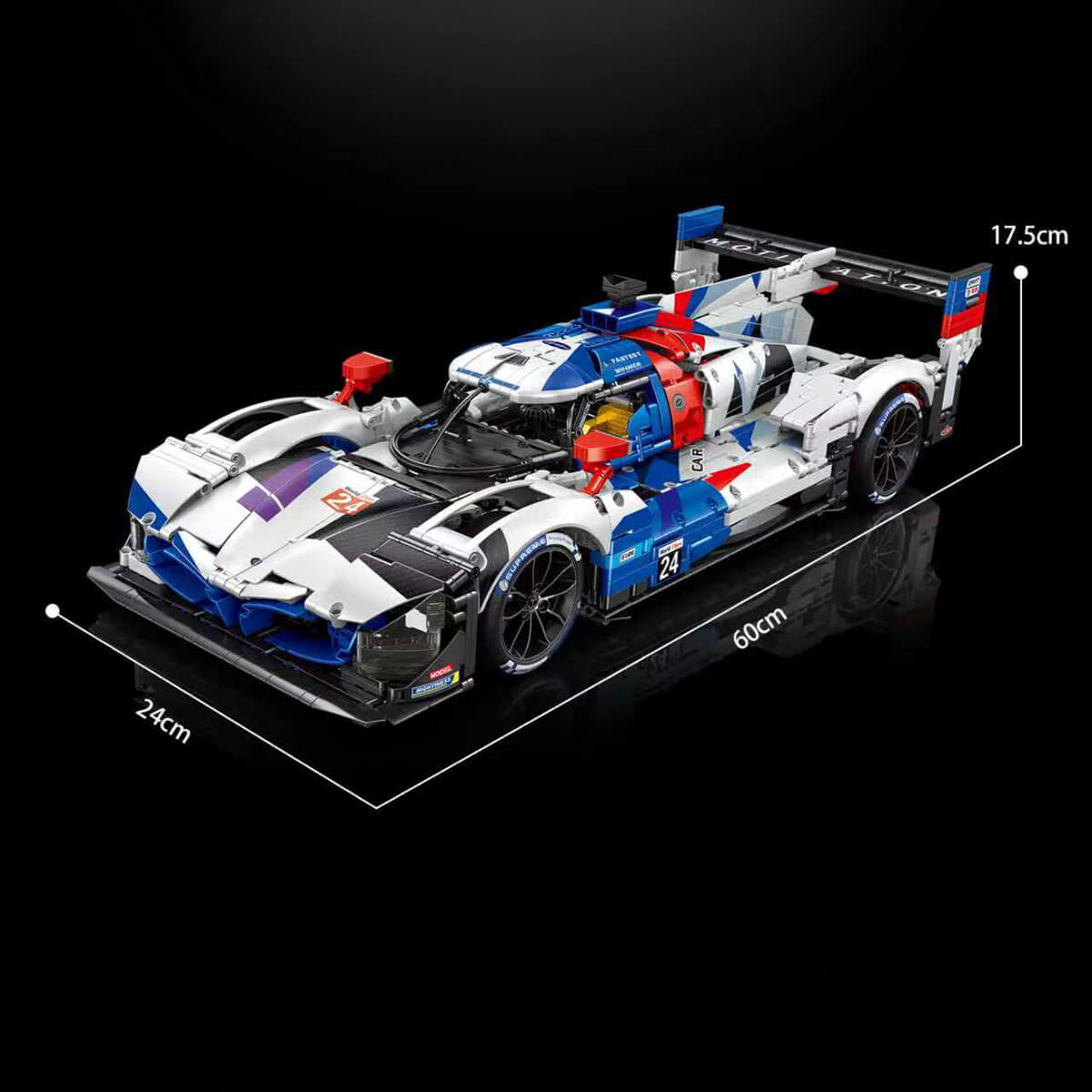 V8 German Hybrid Endurance Prototype 3506pcs