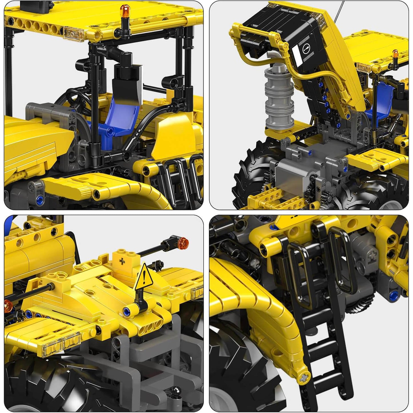 Yellow Tractor Remote Control | 1299pcs