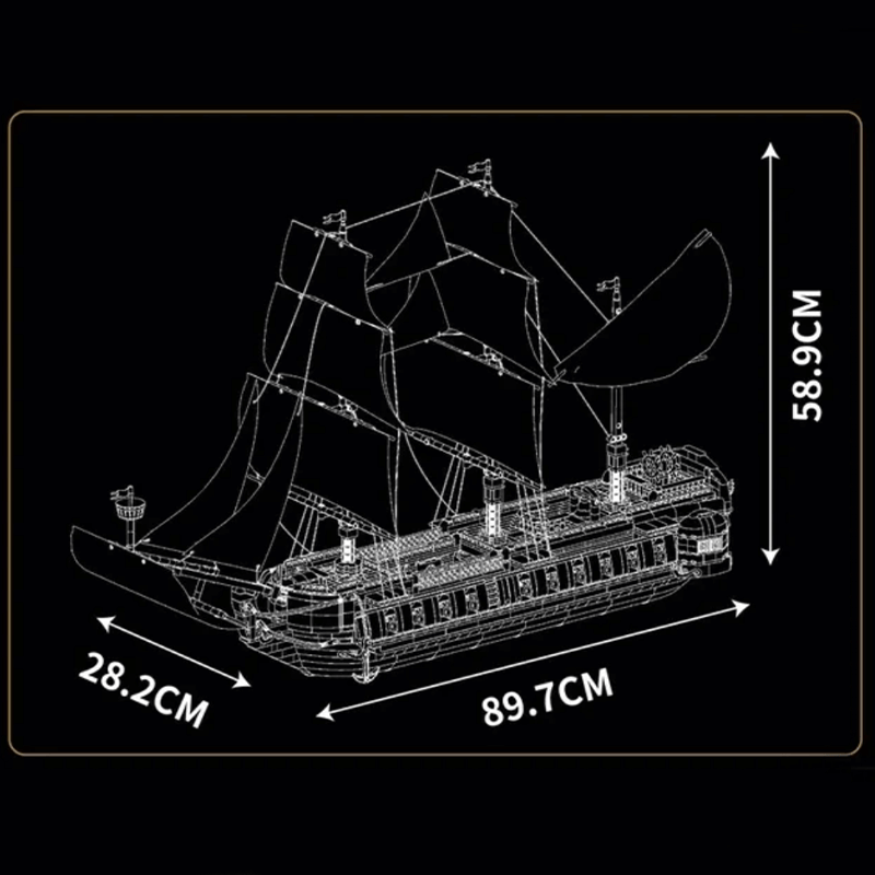 The Ultimate Sailing Ship 3579pcs