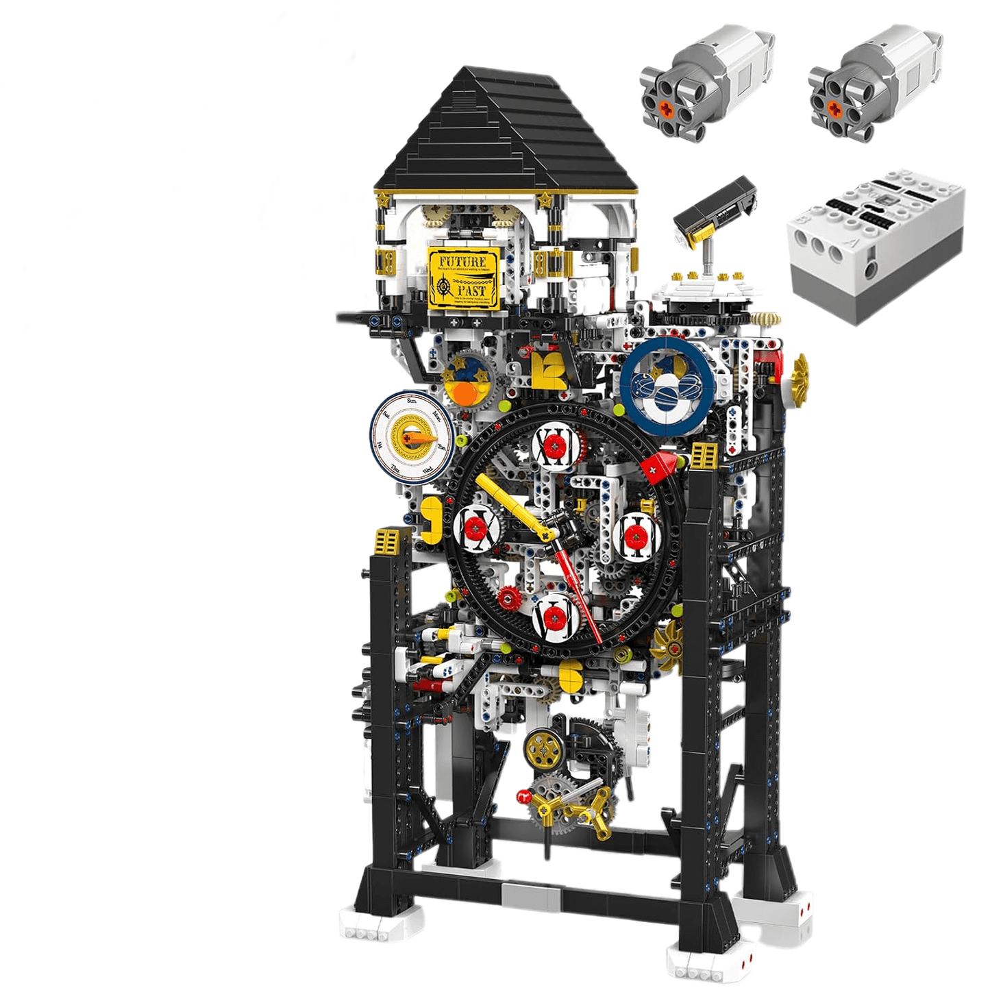 Motorized Cyberpunk Mechanical Clock | 3180pcs