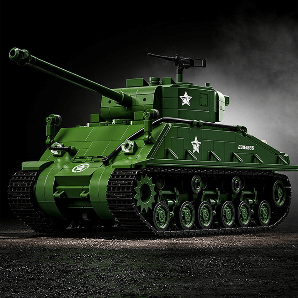 M4 Sherman Battle Tank | 1681pcs
