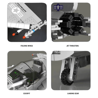 F16 Fighter Jet 1426pcs