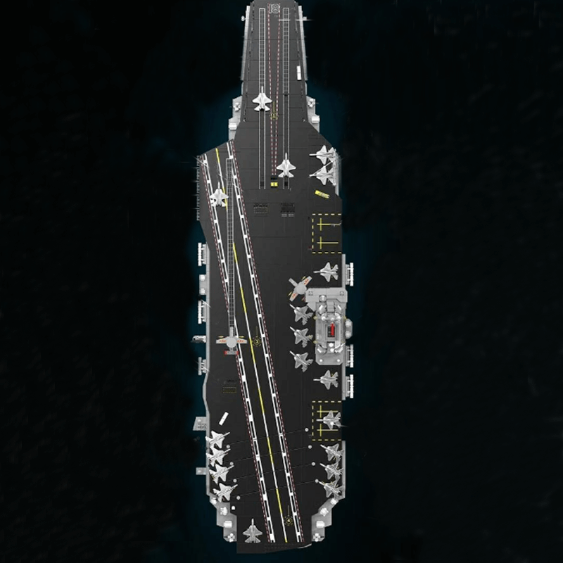 Aircraft Carrier Scale 1:250 | 7017pcs