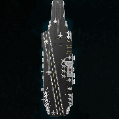 Aircraft Carrier Scale 1:250 | 7017pcs
