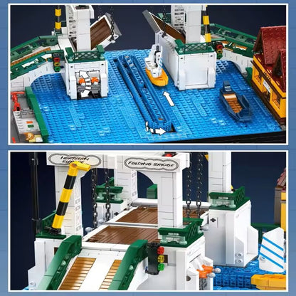 Motorized Nordic Drawbridge | 2065pcs
