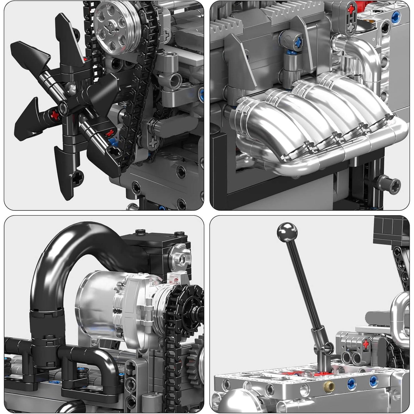 Motorized Rotary Engine | 1129pcs