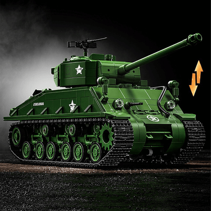 M4 Sherman Battle Tank | 1681pcs