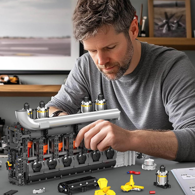Marine Twin-Prop Diesel Engine | 3221pcs