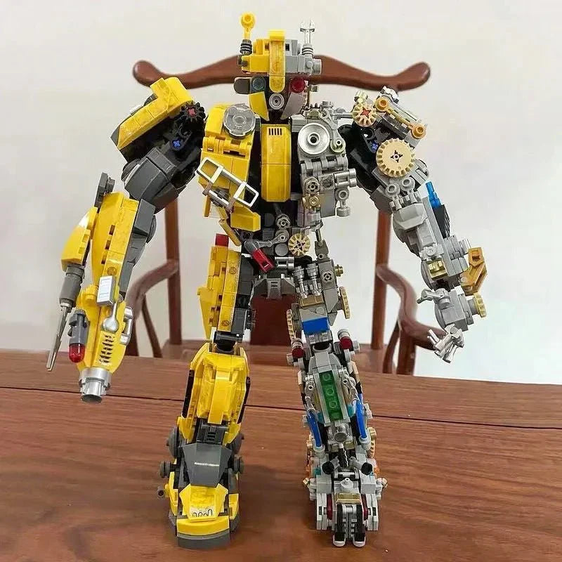 7037 Super Bumblebee Mecha Robot Bricks Toy | 1586pcs