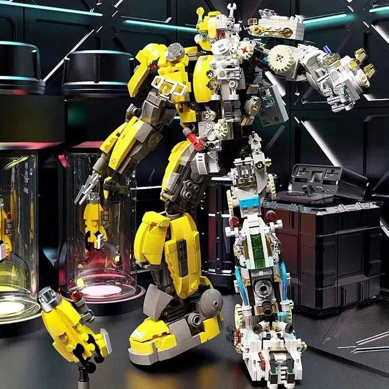 7037 Super Bumblebee Mecha Robot Bricks Toy | 1586pcs
