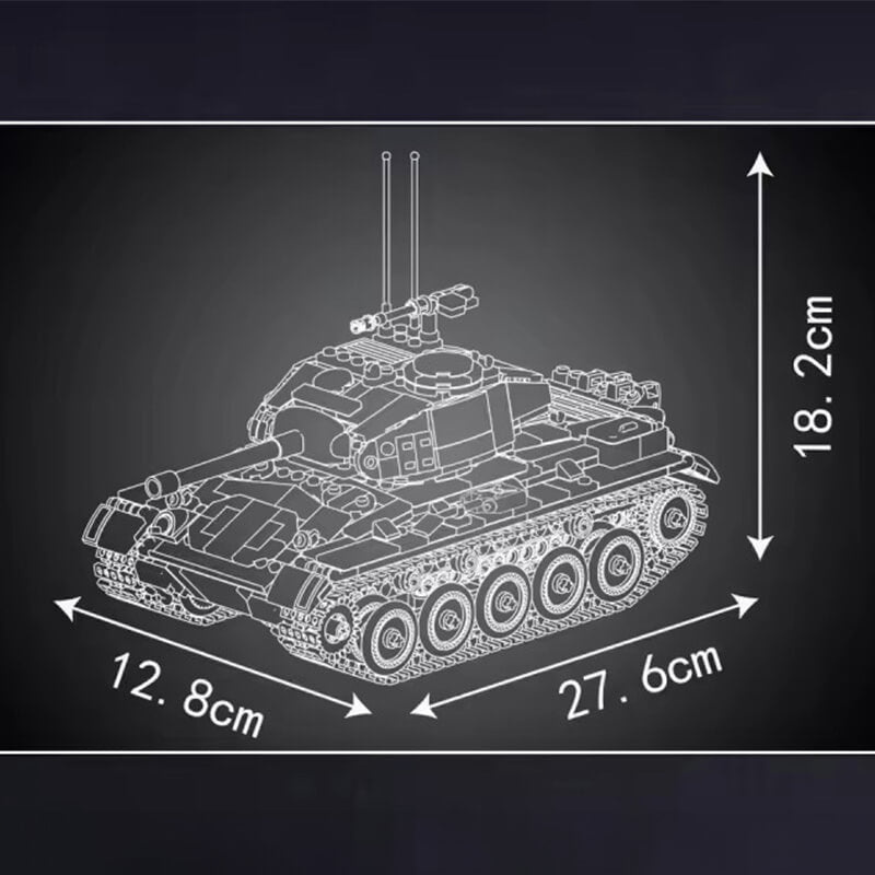 M24 Chaffee Tank Remote Control | 931pcs