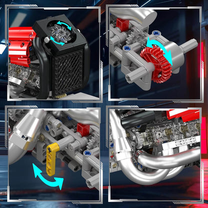 V8 Formula 1 Engine | 979pcs