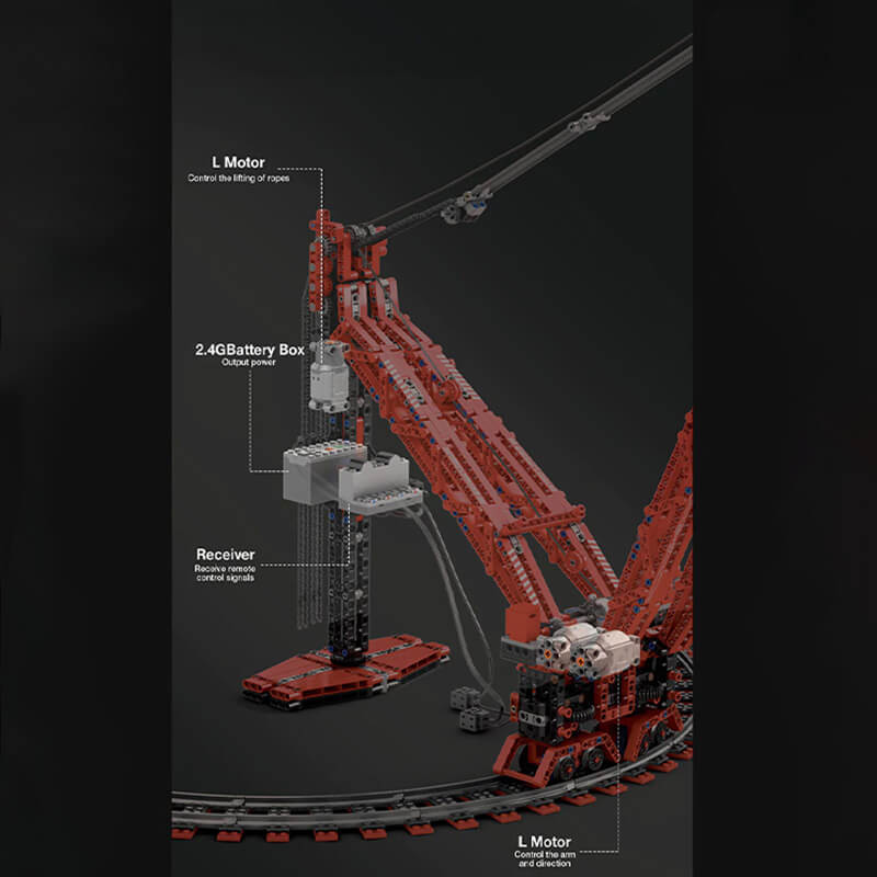 World's Most Powerful Land Crane | 1195pcs