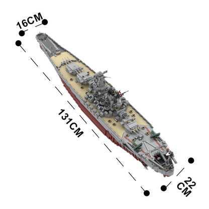 IJN Yamato Battleship 8717pcs