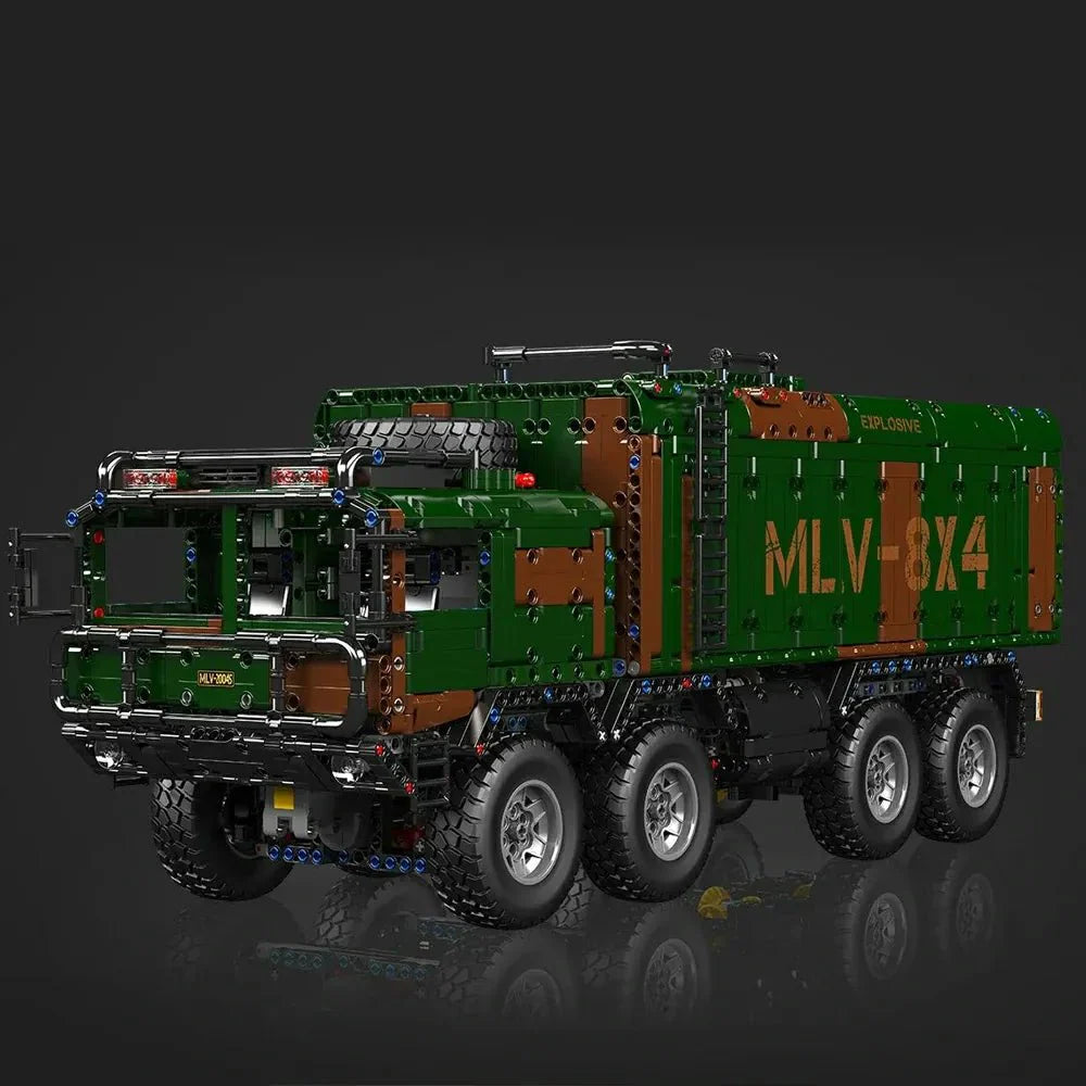 8x8 Desert Heavy Hauler | 3594pcs