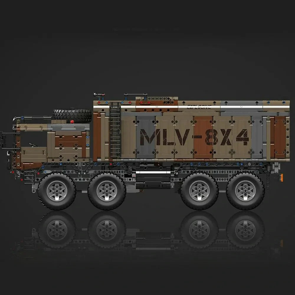 8x8 Desert Heavy Hauler | 3594pcs