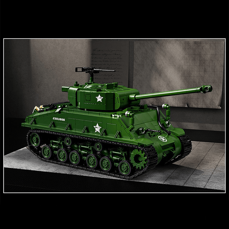 M4 Sherman Battle Tank | 1681pcs