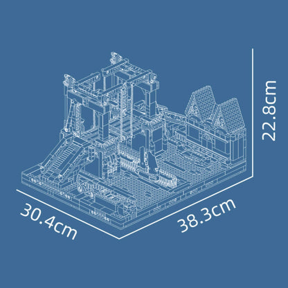 Motorized Nordic Drawbridge | 2065pcs
