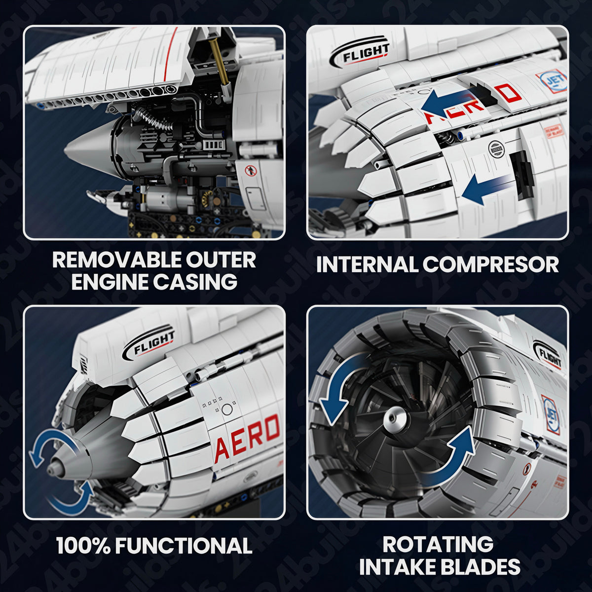 Aircraft Jet Turbine | 1786pcs