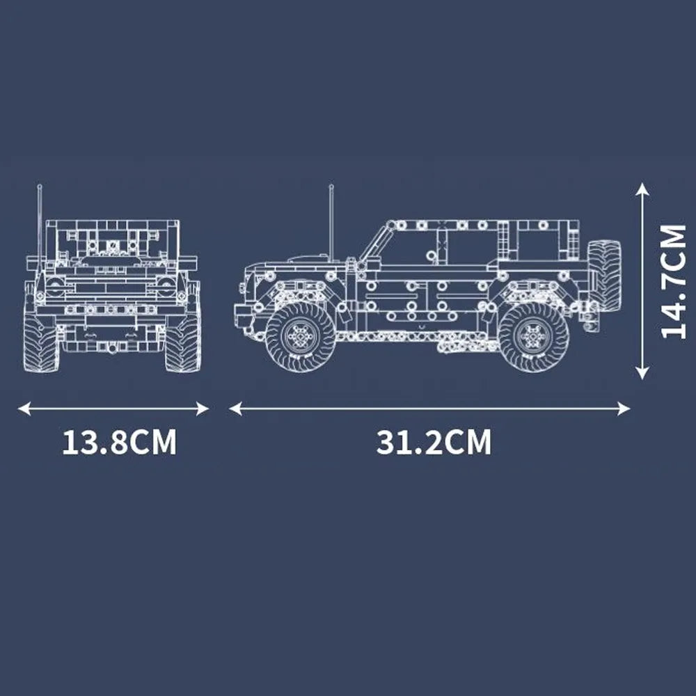 Classic Off Road Icon | 828pcs