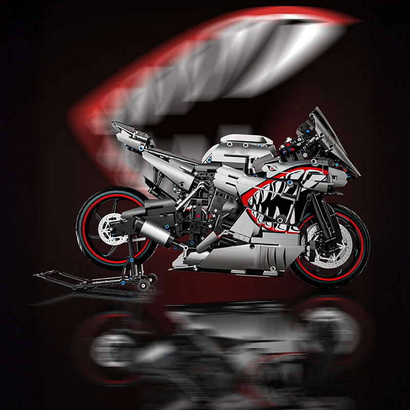 Gunmetal Shark Japanese Sportbike | 2127pcs