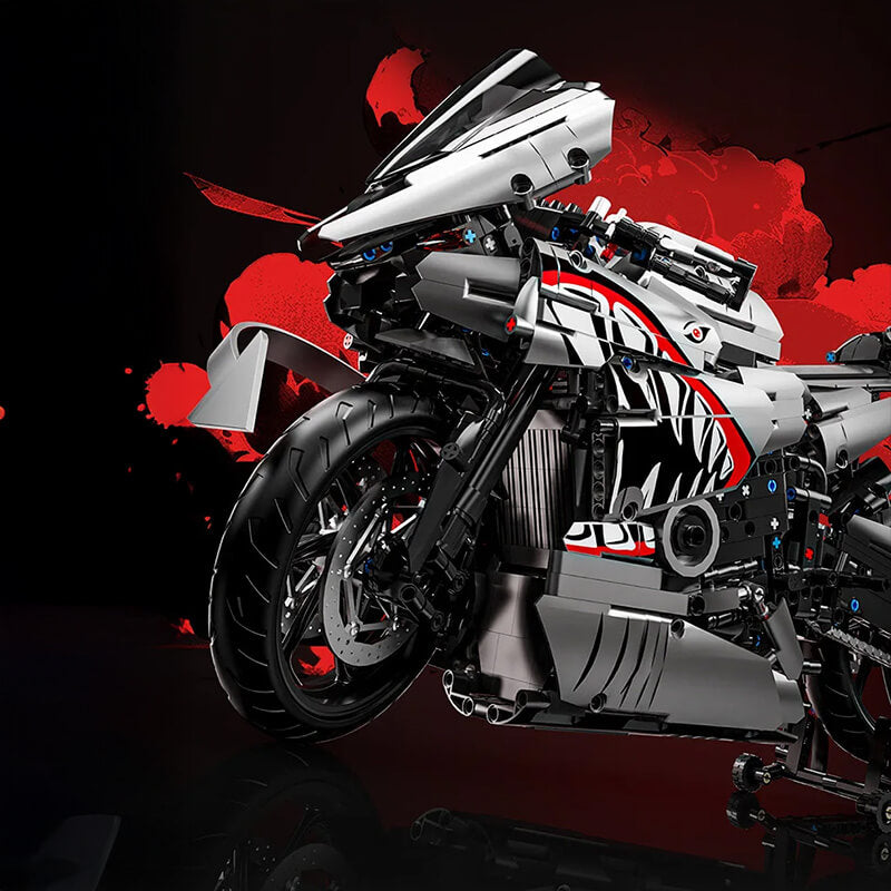 Gunmetal Shark Japanese Sportbike | 2127pcs