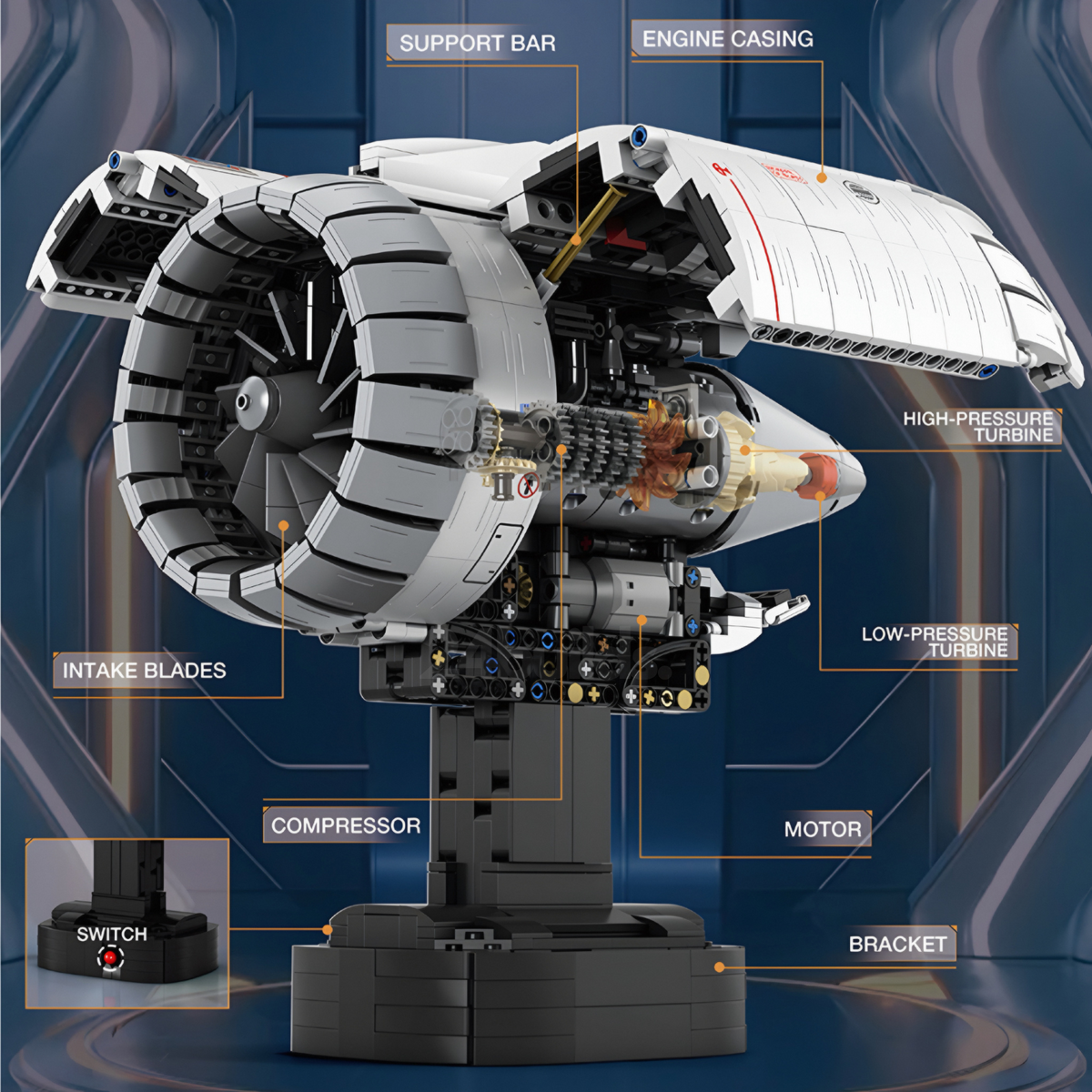 Aircraft Jet Turbine | 1786pcs