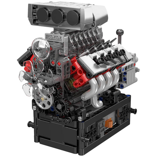 Iconic V8 Supercharged Engine | 854pcs