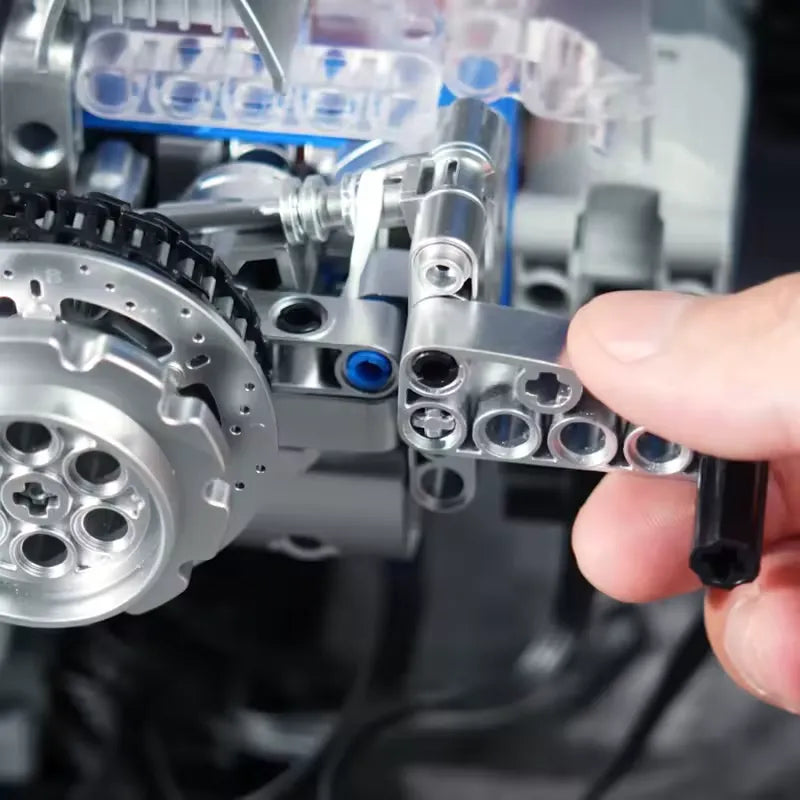 American Motorcycle V-Twin Engine | 867pcs
