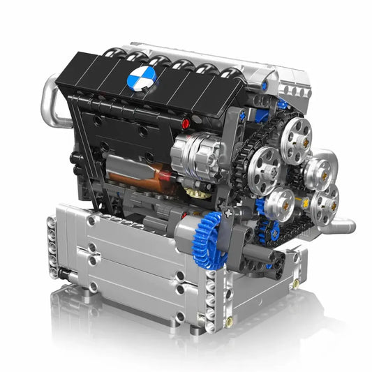 Motorised Inline-6 German Engine | 744pcs