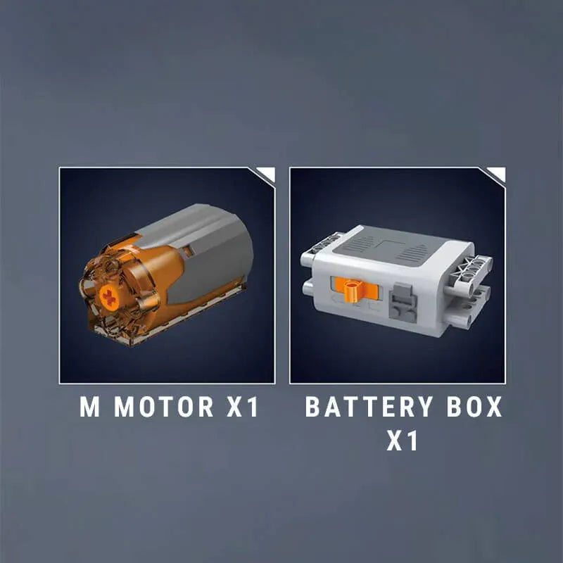 Motorised Inline-6 German Engine | 744pcs
