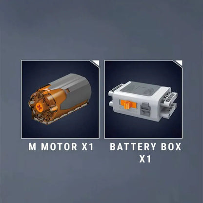 Motorised Inline-6 German Engine | 744pcs