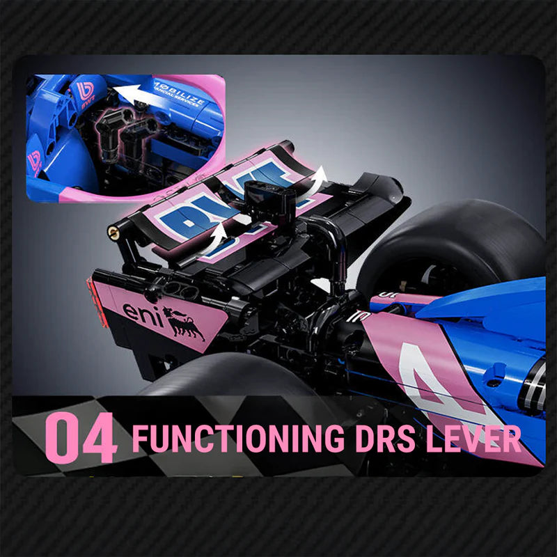 Official Licensed BWT Alpine Formula One Team Car  | 2172pcs