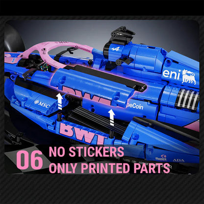 Official Licensed BWT Alpine Formula One Team Car  | 2172pcs