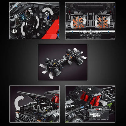 Twin-Turbo F150 Drift Pickup | 3433pcs
