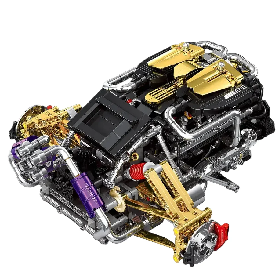 Twin-Turbo V12 Hypercar Powertrain | 1602pcs