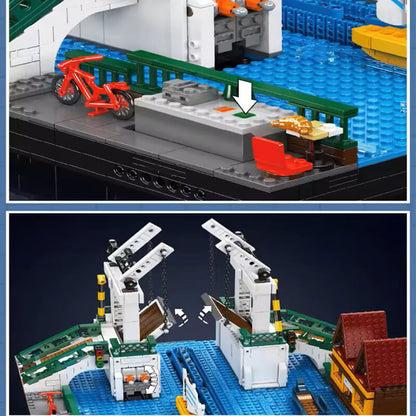 Motorized Nordic Drawbridge | 2065pcs