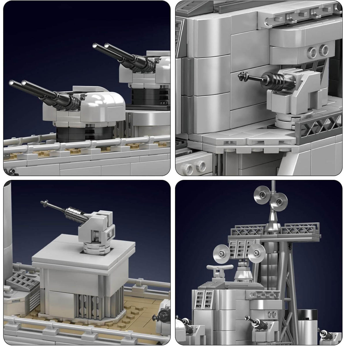 A-Class Naval Destroyer | 1814pcs