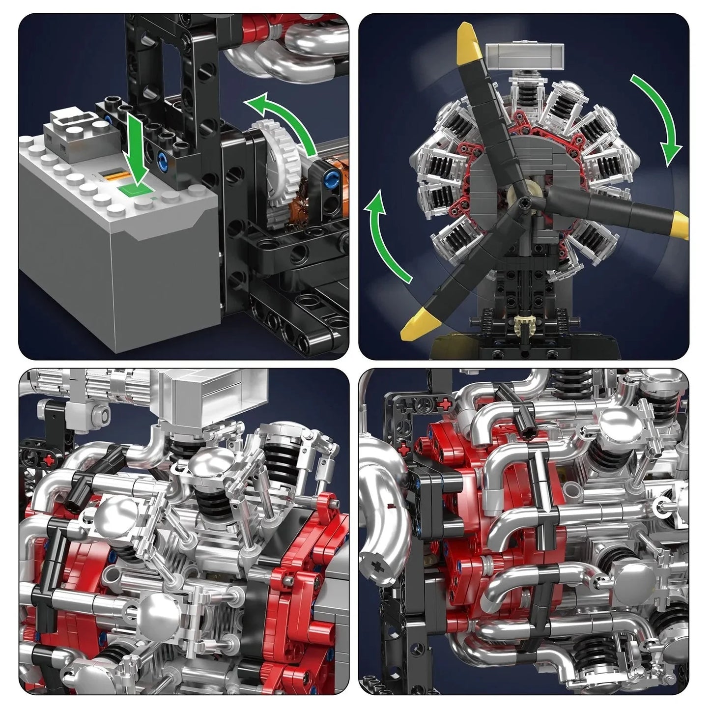Aero Propulsion Engine Kit | 1147pcs