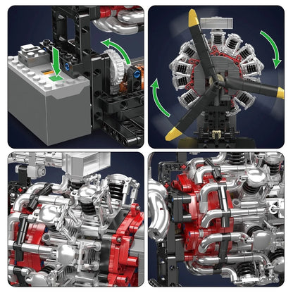 Aero Propulsion Engine Kit | 1147pcs