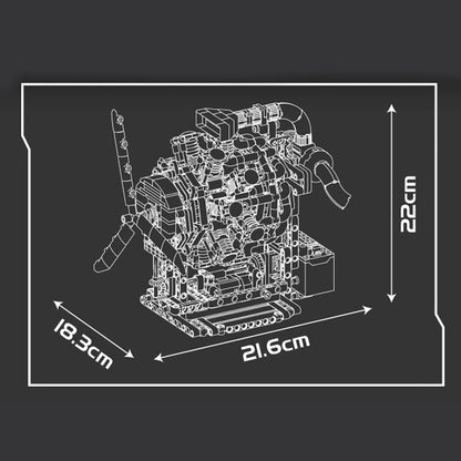 Aero Propulsion Engine Kit | 1147pcs