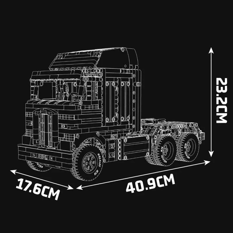 Aerodyne Tractor Truck Technic | 2182pcs