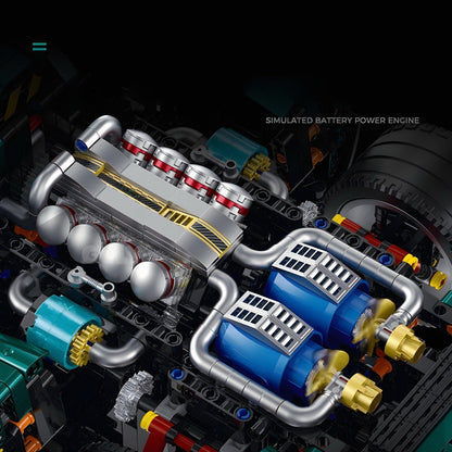 Retro V6 33 Stradale Supercar | 4208pcs