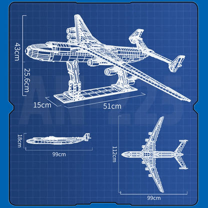 Antonov 225 With Stand | 5349pcs