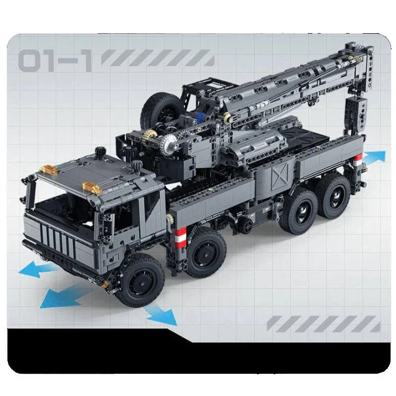 Armored Military Crane Truck | 2685pcs