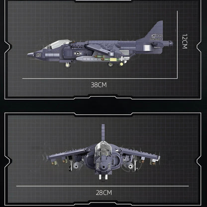 Av-8 Sea Harrier Aircraft | 805pcs