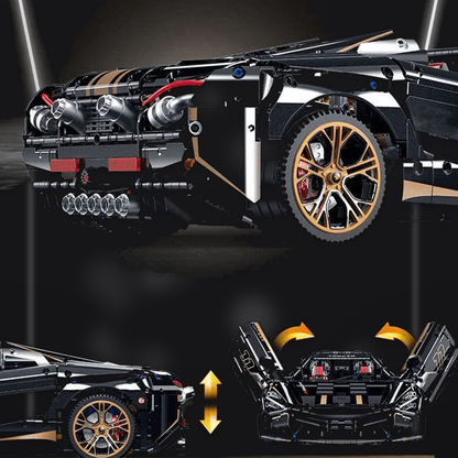 SOLD OUT - Black V8 720s Spider Supercar | 3657pcs