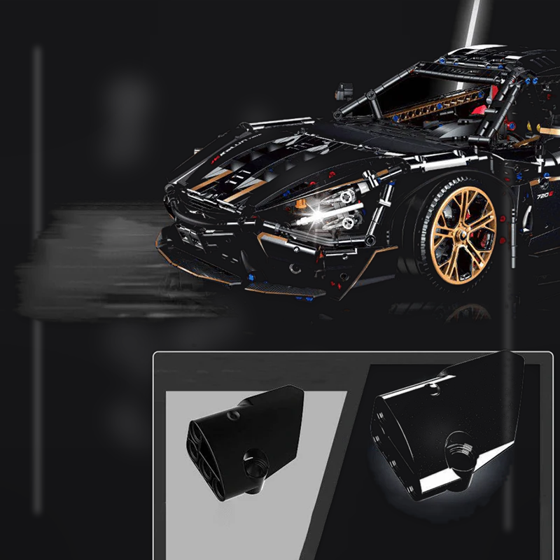 SOLD OUT - Black V8 720s Spider Supercar | 3657pcs