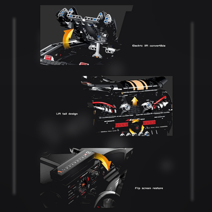 SOLD OUT - Black V8 720s Spider Supercar | 3657pcs