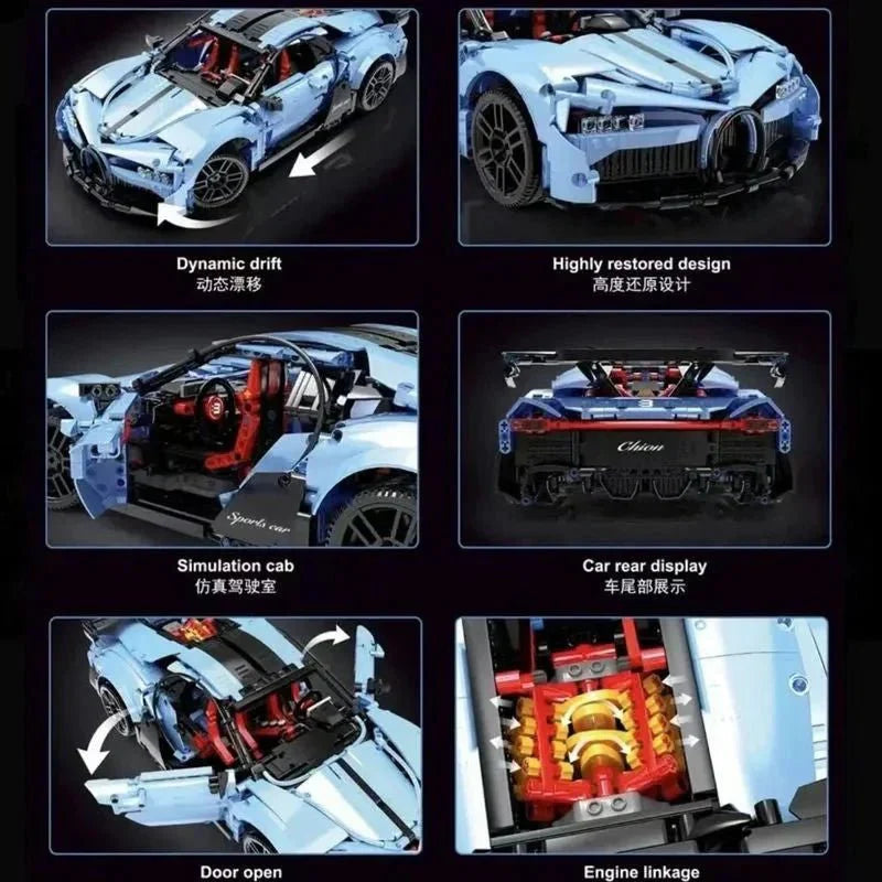 Blue Quad-Turbo W16 Hyper GT | 2003pcs